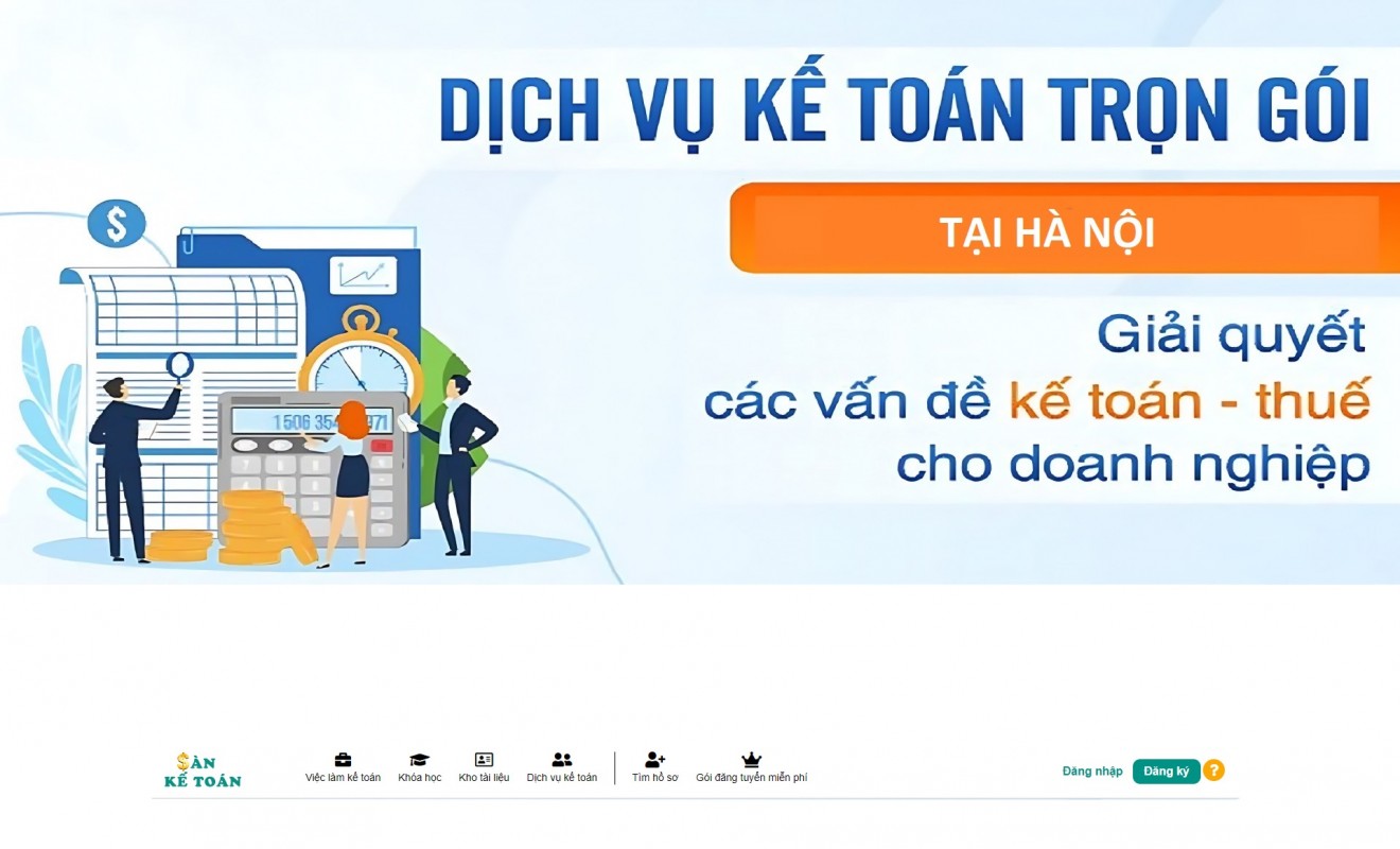 Dịch vụ kế toán thuế trọn gói tại các quận của Hà Nội uy tín và chất lượng