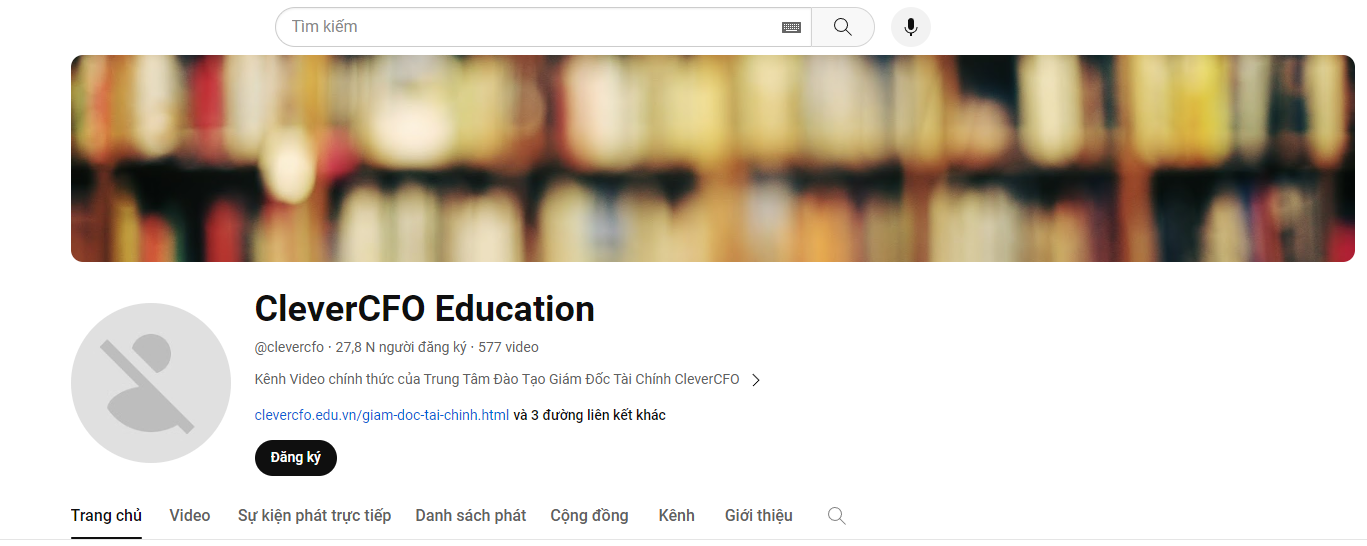 Kênh Youtube CleverCFO Education
