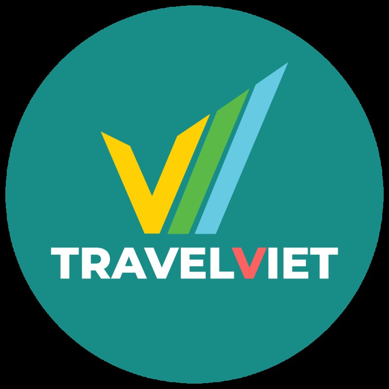 Logo nhận diện thương hiệu nền tảng Travelviet