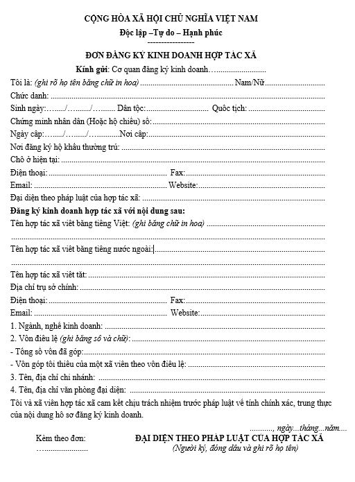 Hồ sơ và trình tự đăng ký kinh doanh
