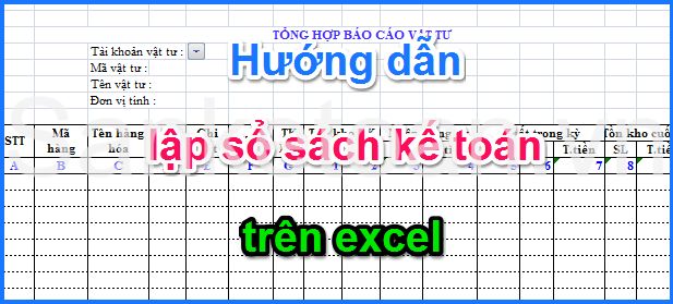 Các hàm thường dùng trong kế toán Excel để lên sổ sách