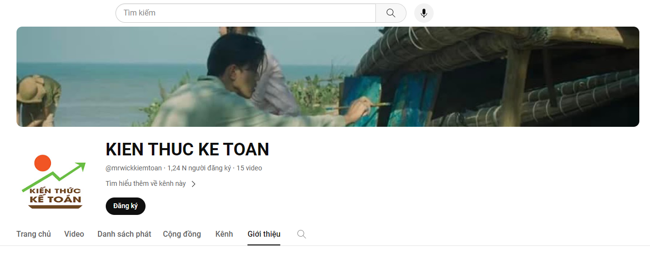 Kênh Youtube kien thuc ke toan