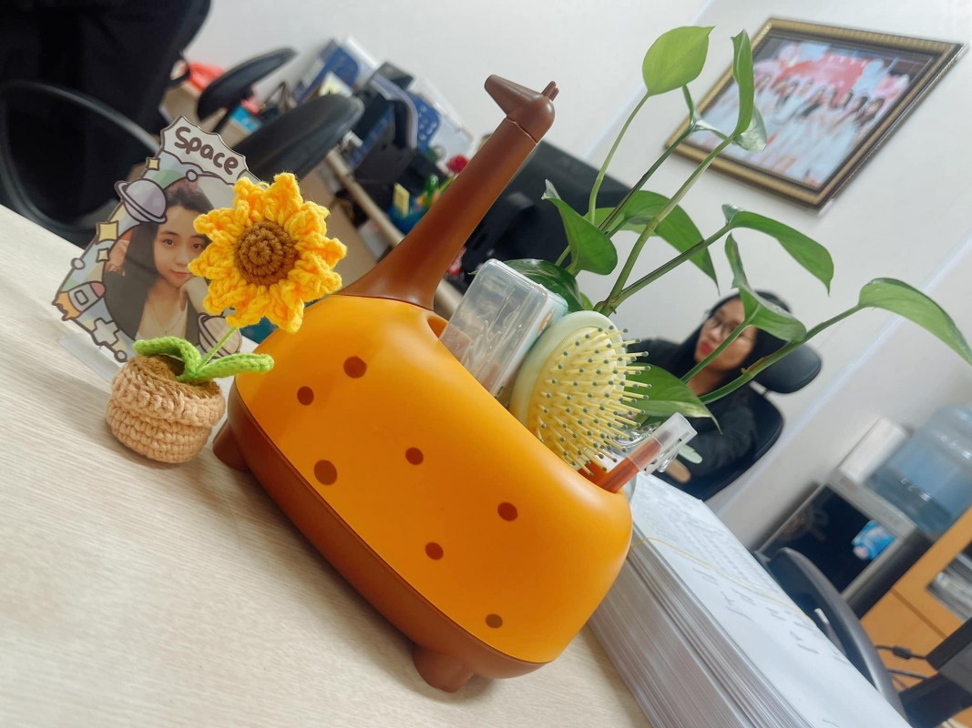 góc làm việc kế toán 10